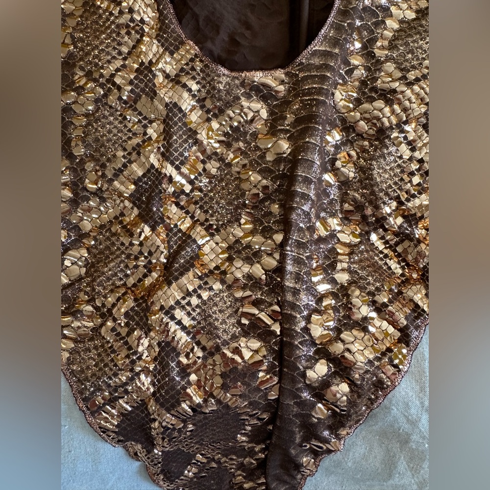 Oseree Gold Python Maillot - Picture 4 of 6